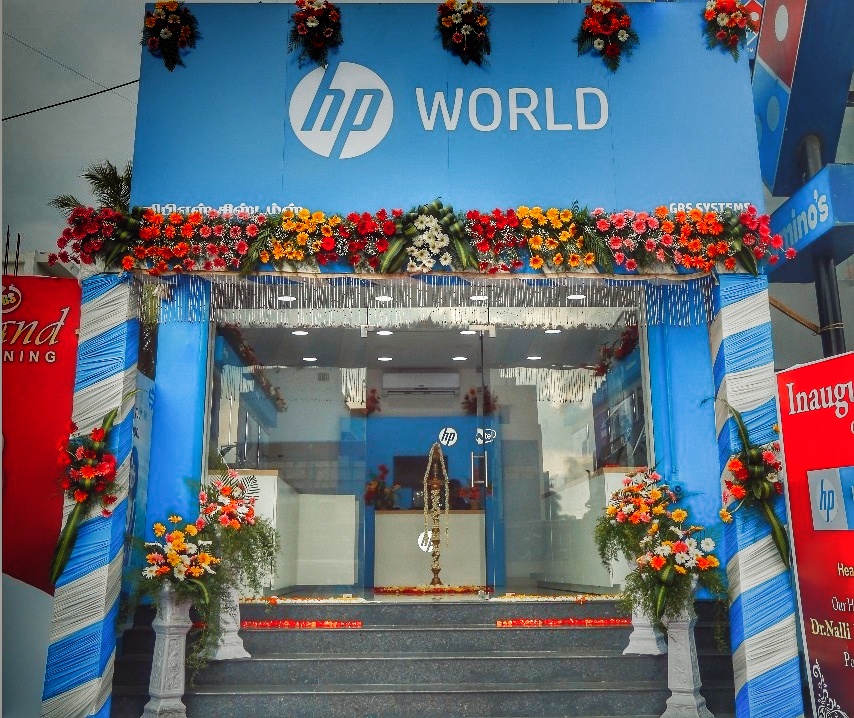 hp showroom in omr